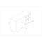 Manhattan Comfort Office Desk Office Desk, 2 Shelf, Mid Century, White, 17.51" D X 31.1" H, 53.14" W X MDP, White 136AMC160 - alternate 3
